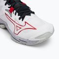 Încălțăminte de volei Mizuno Wave Lightning Z8 Mid white/salsa/black 7