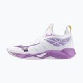 Încălțăminte de volei pentru femei Mizuno Wave Dimension white/patrician purple/quince