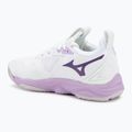 Încălțăminte de volei pentru femei Mizuno Wave Momentum 3 white/patrician purple/quince 3