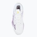 Încălțăminte de volei pentru femei Mizuno Wave Momentum 3 white/patrician purple/quince 5