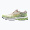 Încălțăminte de alergare pentru femei Mizuno Wave Skyrise 5 pristine/vibrant orange/mizuno neo lime 8