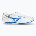 Încălțăminte de fotbal pentru bărbați Mizuno Morelia II Japan Md white/laser blue/gold 2
