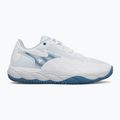 Încălțăminte de tenis pentru femei Mizuno Wave Enforce Court CC white/ parisian blue/ plein air 2