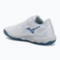 Încălțăminte de tenis pentru femei Mizuno Wave Enforce Court CC white/ parisian blue/ plein air 3