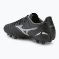 Încălțăminte de fotbal pentru bărbați  Mizuno Morelia Neo IV Pro AG black/galaxy silver 3