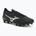 Încălțăminte de fotbal pentru bărbați Mizuno Morelia Neo IV β Elite FG black/galaxy silver/black