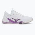 Încălțăminte de handbal Mizuno Wav Stealth Neo 2 white / navy peony / peach parfait 2