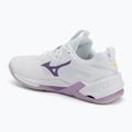 Încălțăminte de handbal Mizuno Wav Stealth Neo 2 white / navy peony / peach parfait 3