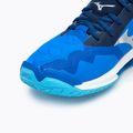 Încălțăminte de handbal pentru bărbați Mizuno Wave Stealth Neo 2 Mid mugen blue/white/estate blue 7