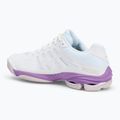 Încălțăminte de volei pentru femei Mizuno Wave Voltage 2 white/patrician purple/quince 3