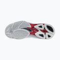 Încălțăminte de volei pentru bărbați Mizuno Wave Voltage 2 white/salsa/black 9