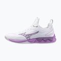 Încălțăminte de volei pentru femei Mizuno Wave Luminous 3 white/patrician purple/quince 8