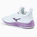 Încălțăminte de volei pentru femei Mizuno Wave Luminous 3 white/patrician purple/quince 3