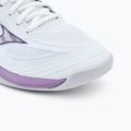 Încălțăminte de volei pentru femei Mizuno Wave Luminous 3 white/patrician purple/quince 7