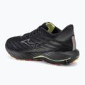 Încălțăminte de alergare pentru bărbați Mizuno Wave Rider 28 black/silver/sunny lime 3