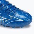 Încălțăminte de fotbal pentru bărbați Mizuno α Pro FG white/laser blue/gold 7