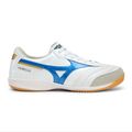 Încălțăminte de fotbal pentru bărbați Mizuno Morelia Sala Elite IN white/laser blue/gold 2