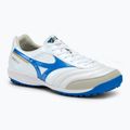 Încălțăminte de fotbal pentru bărbați Mizuno Morelia Sala Elite TF white/laser blue/gold