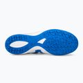 Încălțăminte de fotbal pentru bărbați Mizuno Morelia Sala Elite TF white/laser blue/gold 4