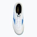 Încălțăminte de fotbal pentru bărbați Mizuno Morelia Sala Elite TF white/laser blue/gold 5