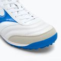 Încălțăminte de fotbal pentru bărbați Mizuno Morelia Sala Elite TF white/laser blue/gold 7