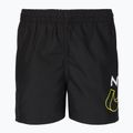 Pantaloni scurți de înot pentru copii Nike Split Logo 4" Volley negru NESSC786-001