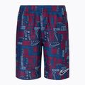 Pantaloni scurți de baie pentru copii Nike Logo Mashup 8" Volley albastru marin NESSC791-440