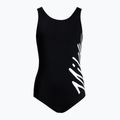 Costum de baie dintr-o singură piesă pentru copii Nike Crossback negru NESSC727-001