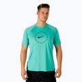 Tricou de antrenament pentru bărbați Nike Ring Logo turcoaz NESSC666-339
