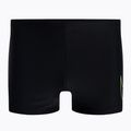 Boxeri de baie bărbați Nike Reflect Logo Square Leg negru NESSC583