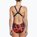 Costum de baie dintr-o singură piesă pentru femei Nike Multiple Print Fastback portocaliu NESSC050-631 7