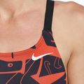 Costum de baie dintr-o singură piesă pentru femei Nike Multiple Print Fastback portocaliu NESSC050-631 8