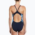 Costum de baie pentru femei costum de baie dintr-o singură bucată Nike Multiple Print Racerback Splice One albastru marin NESSC051-440 9