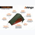 Cort de trekking pentru 1-persoană Vango Helium UL 1 alpine green 14