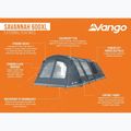 Cort de camping 6-persoane Vango Savannah 600XL deep blue 9