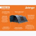 Cort de camping pentru 5-persoane Vango Sierra 500 deep blue 13