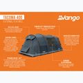 Cort de camping pentru 4-persoane Vango Tacoma 400 deep blue 12
