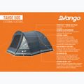 Cort de camping pentru 5-persoane Vango Tahoe 500 deep blue 13