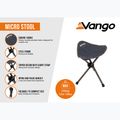 Scaun turistic Vango Micro Stool india ink 6