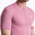 Tricou de ciclism pentru bărbați Rapha Core Lightweight Jersey dusty mauve/white 3