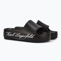 Papuci pentru femei KARL LAGERFELD Kobo II Hotel Logo black eco eva 2