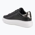 Încălțăminte pentru femei KARL LAGERFELD Kapri Maison black leather w/silver 3