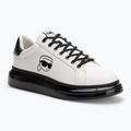 Încălțăminte pentru bărbați KARL LAGERFELD Kapri Kushion Outline Nft white leather w/black