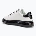 Încălțăminte pentru bărbați KARL LAGERFELD Kapri Kushion Outline Nft white leather w/black 3