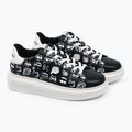 Încălțăminte pentru femei KARL LAGERFELD Kapri Twin Nft Graffiti black/white leather 2