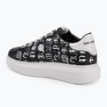 Încălțăminte pentru femei KARL LAGERFELD Kapri Twin Nft Graffiti black/white leather 3
