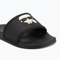 Papuci pentru femei KARL LAGERFELD Kondo 2.0 NFT black rubber 7
