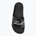 Papuci pentru femei KARL LAGERFELD Kondo 2.0 Signia black rubber 5