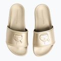 Papuci pentru femei KARL LAGERFELD Kondo 2.0 NFT Relief gold rubber 11