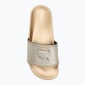 Papuci pentru femei KARL LAGERFELD Kondo 2.0 NFT Relief gold rubber 5